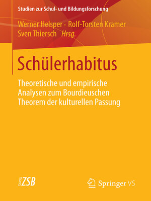cover image of Schülerhabitus